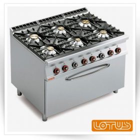 اجاق گاز 6 شعله فردار                                                                                          مدل : TB-CF6-912G