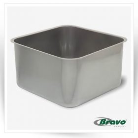 سینک تمام استیل یکپارچه bravo ایتالیا                                                                                          مدل : TB-BOWLS TO WELD