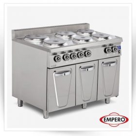 اجاق الکتریکی 6 و 8 صفحه کابینتی Empero                                                                                          مدل : TB-EMP.7KE030
