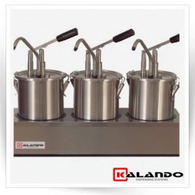 پمپ سس سه خانه استیل مدل KD-001-3 Set  کالاندو                                                                                          مدل : TB-KD-001-3 Set