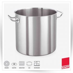 قابلمه بدون درب تمام استیل مدل Jumbo Stock Pot Bistro                                                                                          مدل : TB-KAPP-Jumbo