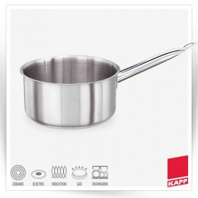 ماهیتابه عمیق تمام استیل KAPP ترکیه                                                                                          مدل : TB-Deep Sauce Pan