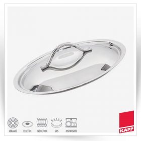 درب تمام استیل در ابعاد مختلف برای قابلمه و ماهیتابه KAPP ترکیه                                                                                          مدل : TB-Lid-Exclusive