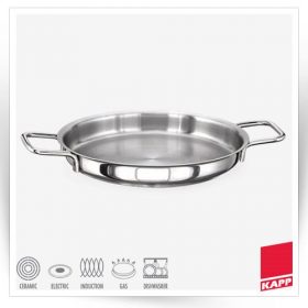 ماهیتابه املت طرح فرانسه تمام استیل KAPP ترکیه                                                                                          مدل : TB-French Omlette