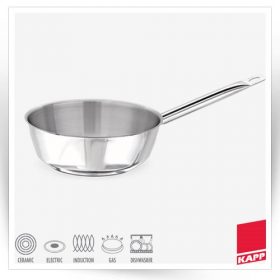ماهیتابه مخروطی تمام استیل KAPP ترکیه                                                                                          مدل : TB-Conical Saute