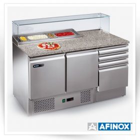 کانتر سرد و گرم پیتزا مدل PKE شرکت Afinox                                                                                           مدل : TB-Afinox-PKE