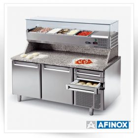 کانتر سرد و گرم پیتزا مدل PNK شرکت Afinox                                                                                           مدل : TB-Afinox-PNK