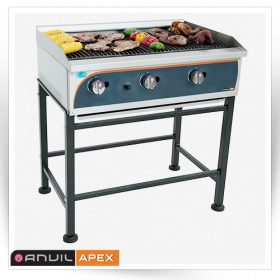 گریل ذغالی شیاردار 120 با پیلوت (شمعک) مدل GGL1200                                                                                          مدل : TB-Anvil-GGL1200