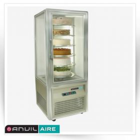 یخچال ویترینی ایستاده کیک 6 طبقه با صفحه گردان مدل CDF2001                                                                                          مدل : TB-Anvil-CDF2001