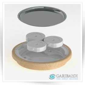 سینی خنک گرد با کاور رول تاپ مختص بوفه هتل مدل YVT02-38-WG                                                                                          مدل : TB-YVT02-38-WG - Image 2