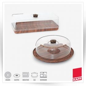 ظرف کیک درب دار KAPP ترکیه                                                                                          مدل : TB-Cake Stand w