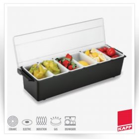 ظرف بوفه سرویس 6 خانه KAPP ترکیه                                                                                          مدل : TB-Sugar Caddy