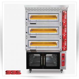 فر پیتزا برقی سه طبقه SGS مدل MT1200                                                                                          مدل : TB-SGS-MT1200 - Image 2
