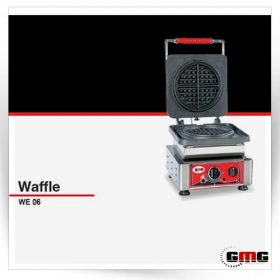 وافل ساز گرد تکی GMG مدل WE06                                                                                          مدل : TB-GMG-WE06