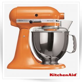 همزن کیچن اید رنگ نارنجی مدل artisan                                                                                           مدل : TB-5KSM150PSETG