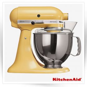 همزن کیچن اید رنگ زرد مدل artisan                                                                                           مدل : TB-5KSM150PSEMY