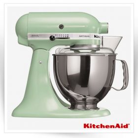 همزن کیچن اید رنگ پسته ای مدل artisan                                                                                           مدل : TB-5KSM150PSEPT