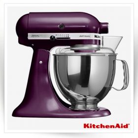 همزن کیچن اید رنگ بنفش سیر مدل artisan                                                                                           مدل : TB-5KSM150PSEBY
