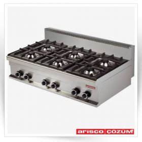 اجاق گاز شش شعله گازی رومیزی مدل GR731S                                                                                          مدل : TB-Arisco-GR731S