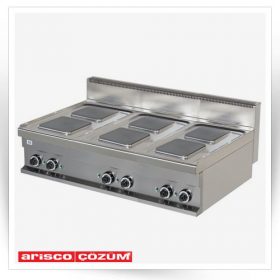اجاق گاز شش سنگ مربعی رومیزی مدل ER731KS                                                                                          مدل : TB-Arisco-ER731KS