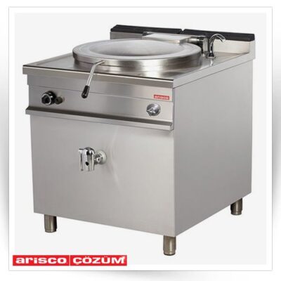 دیگ دوجداره پلوپز و چلوپز گازی 150 لیتری حرارت مستقیم مدل GBP150                                                                                          مدل : TB-Arisco-GBP150