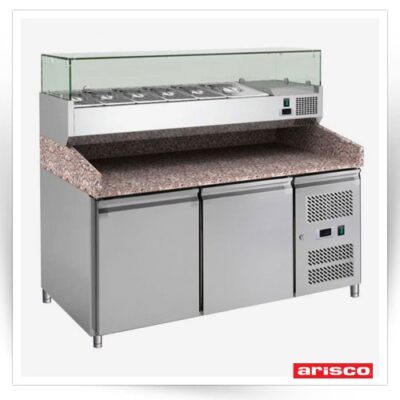 تاپینگ پیتزا دو درب با 6 لگن 1/6 مدل PZ2600TN                                                                                          مدل : TB-Arisco-PZ2600TN