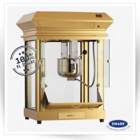 دستگاه پاپ کرن 180 گرمی طلائی رومیزی شرکت Emart ترکیه                                                                                          مدل : TB-Emart-100