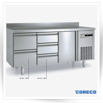 خرید یخچال میز کار CORECO مدل MRG Drawers