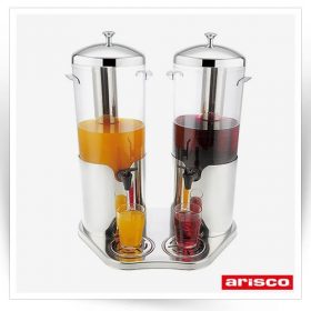 شربت سردکن استوانه ایی دو مخزن Arisco مدل X23588X2                                                                                          مدل : TB-Arisco-X23588X2