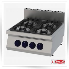 اجاق صنعتی چهار شعله kayala مدل 6060ocak                                                                                          مدل : TB- kayalar-KGO-6060