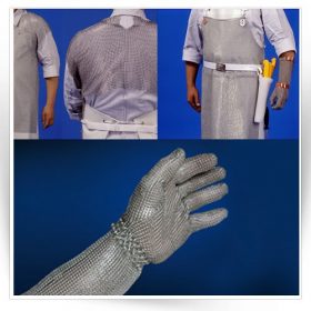 دستکش و پیش بند فلزی مخصوص قصابی                                                                                          مدل : TB-Bolero-100