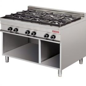 اجاق گاز پایه دار شش شعله                                                                                          مدل : TB-ARISCO-GR931