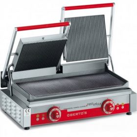 گریل رومیزی دو درب شیار دار                                                                                          مدل : TB- 16190000