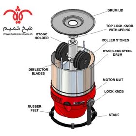 دستگاه پرالین مدل PG-502 ظرفیت دو لیتر
