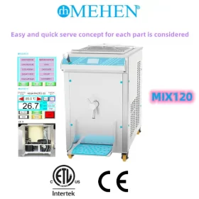 دستگاه شیر پاستوریزه کن 120 لیتری برند : MEHEN مدل MIX120 - Image 2